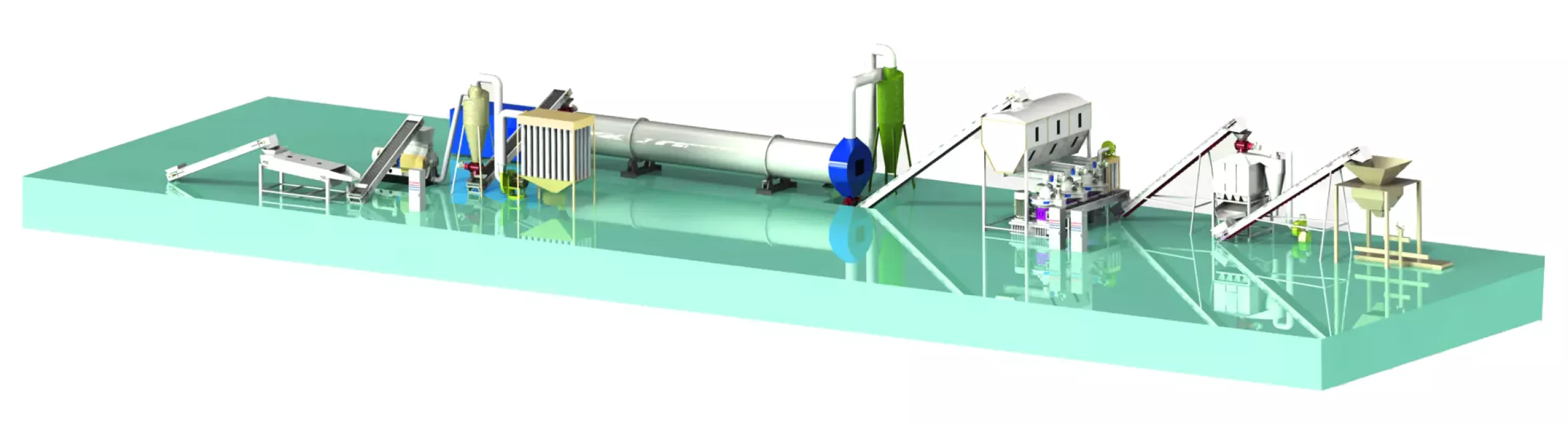 Автоматична лінія виробництва дерев’яних пелет